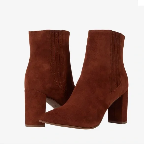 AQUATALIA Sierra Weatherproof Suede Leather Ginger women 8.5 New - Picture 3 of 12